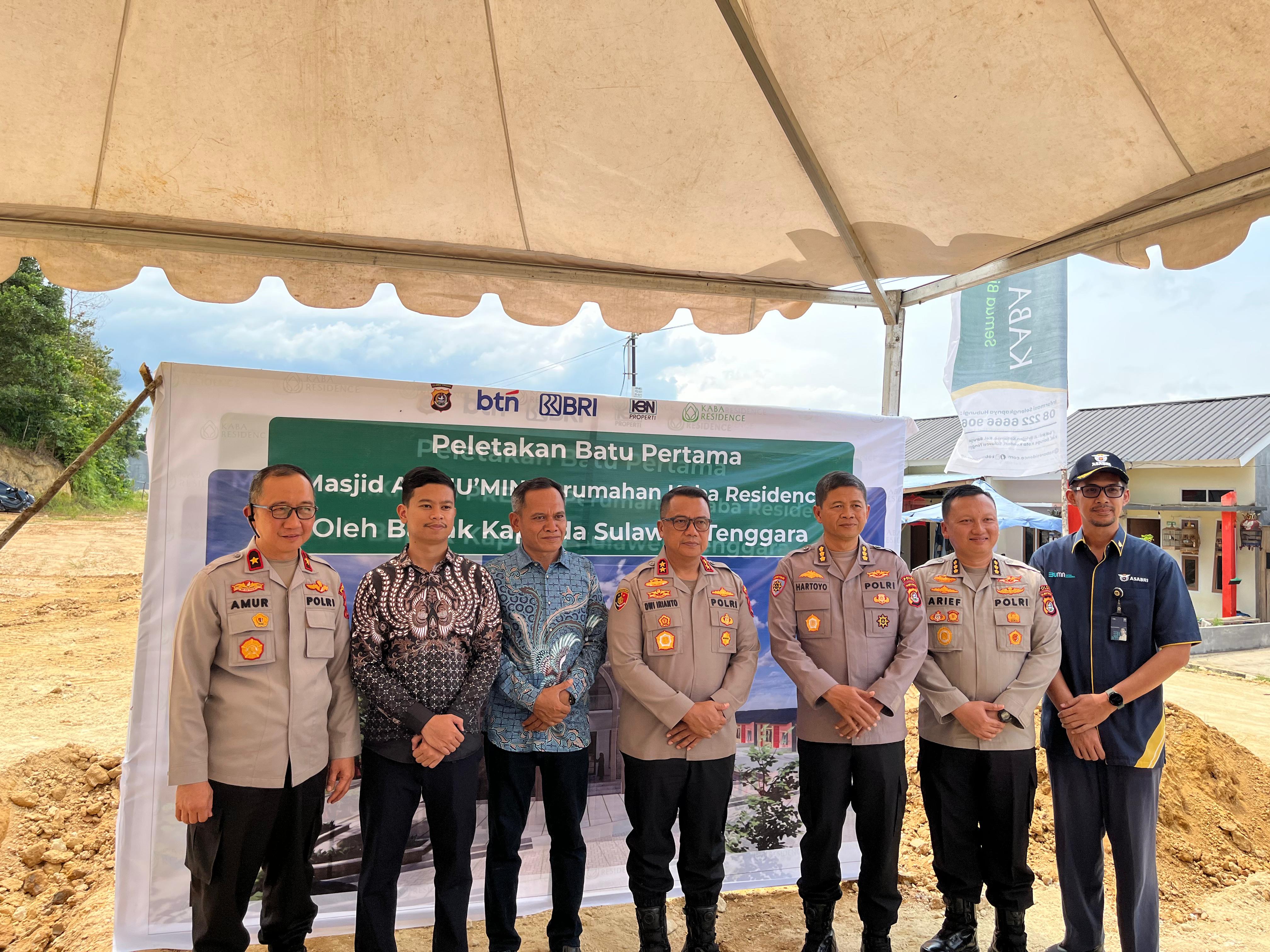 GROUND BREAKING SERENTAK PERUMAHAN PERSONEL POLDA SULTRA